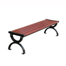 TBLOTYD Garden Benches Backless Aluminum Leisure Multi-Person Outdoor Bench Park Bench 1.5/1.8m Patio Seating，Large