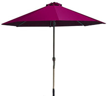 RWGOVLU Garden Umbrellas, 8.8 Ft Crank and Tilt Patio Umbrella, Waterproof Sun Shade for Outdoor Settings, Pool, Beach, Courtyard, Lawn