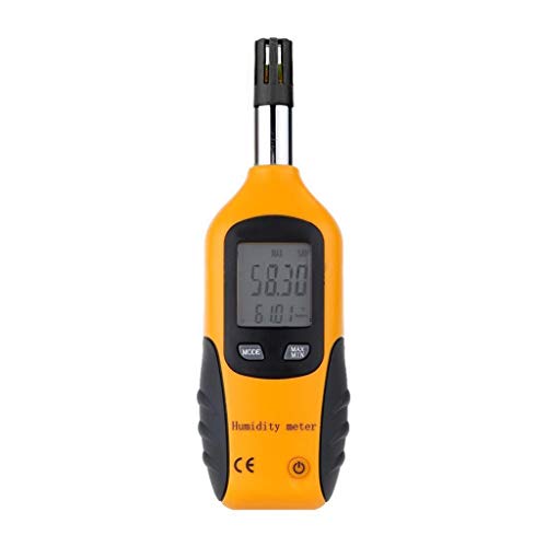 High-Resolution Electronic Screen Thermometer and Hygrometer,Hand-Hold Digital Thermometer Hygrometer LCD Display Tempera
