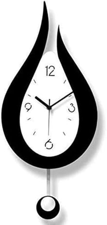 Retro Outdoor Wall Clock with Silent Pendulum, Weatherproof & Windproof Garden Clock for Home, Patio, Living Room, Bedroom – Precise Non-Ticking Timepiece
