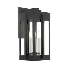 Livex Lexington 3 Light Outdoor Wall Lantern Black