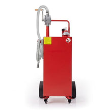 MERXENG 40 Gallon Gas Caddy with Pump Portable Fuel Storage Tank Large Gasoline Diesel Can for Boat, ATV, Car, Motorcycle