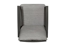 Winston Stanford Cushion Rocking Lounge Chair Textured Pewter
