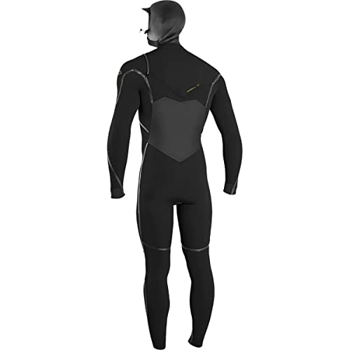 O'NEILL Psycho Tech 5.5/4mm Hooded Chest-Zip Full Wetsuit - Men's Black/Black
