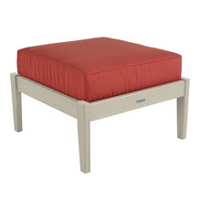 highwood Lehigh 5-Piece Deep Seating Set, with Sunbrella Cushions in Canvas Persimmon, Whitewash Frame