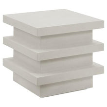 Seasonal Living Provenance Signature FRP 17" Building Block End Table in Stone