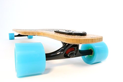Inspiration Longboards Bamboo Composite BIGBOY Longboard Complete Black and Teal