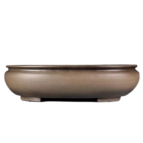 thalo Planter Pots Plant Pots Purple Clay Flower Pots Handmade Large Oval Flower Pots Pine and Cypress Green Plant Pots 20in Plant Container Accessories