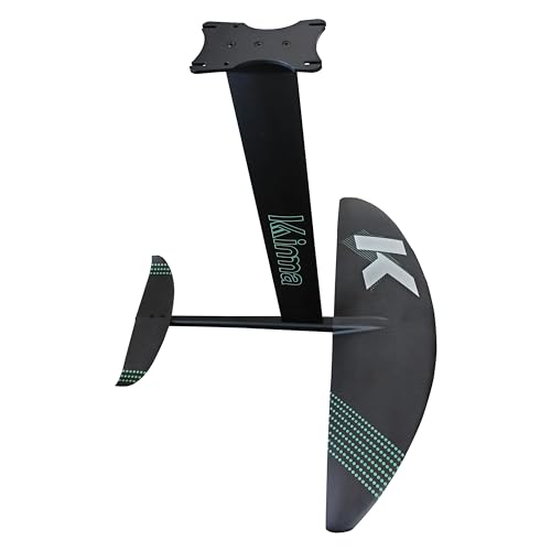 Rayleap Surfing Hydrofoil Portable Aluminum Carbon Hydrofoil Jet Runway Flight Black