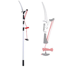 Telescopic Tree Pruner, Height Extendable Pruning Saw Gardening Branch Saw Loppers Cutter Trimmer Tools for Trimming Branches and Leaves,5m/16.4ft