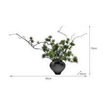 YXIANG56Q Fake Plants Indoor Fake Plants in Pots for Home Table Office Desk Bathroom Shelf Bookshelf Bedroom Bonsai Tree