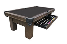 Empire USA Plank & Hide - Elias Billiard Pool Table (w/Drawer) Shadow Grey