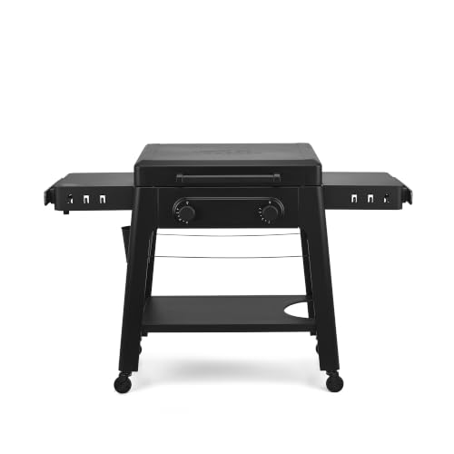 Traeger Irontop 2-Burner Griddle, 504 Sq In, Even Heat, Wind Guards