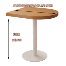 JOSOGO 29.5in Tall Roman Column Table, Accent Round/Square Dining Table,for Patio Backyard Garden Balcony Frontborch, Space-Saving(C,80CM)