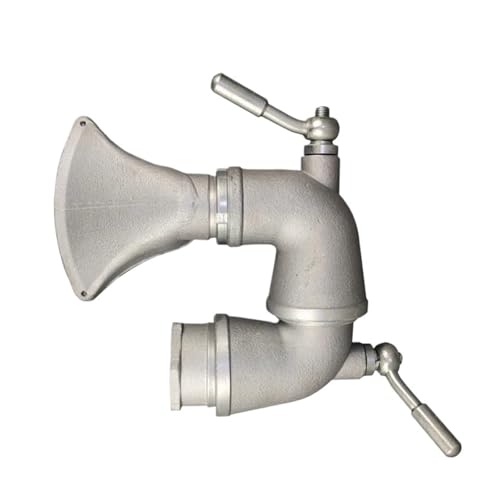 Bolisila Sprinkler Front Nozzle Universal Base DC Nozzle Rotation Adjustment Spray Shower Duckbill Water Truck Accessories(DN65)