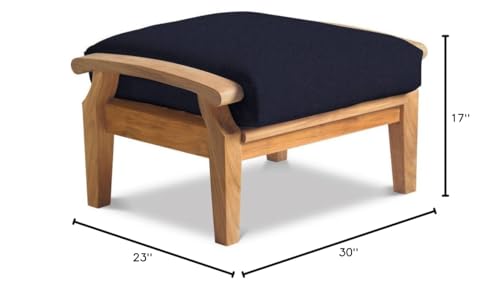 Douglas Nance Cayman Ottoman Navy