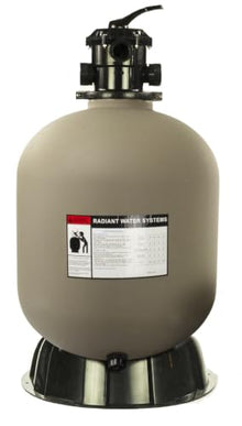 Rx Clear Radiant Sand Filter | 24 Inch Tank | Includes Luster Media Balls