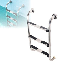 In-ground Swimming Pool Ladders, Deck Mounted Ladder Entry and Exit System