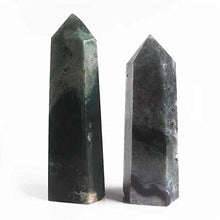 PEKMAR 1pc Natural Aqua Agate Single Pointed Column Crystal Magic Wand Stone 400g-1550g Suitable for Home (Color : 1pc 1250g-1350g)
