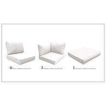 TK Classics High Back Cushion Set for LAGUNA-12b Sail White