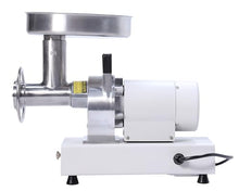 MEAT! Your Maker .5 HP Dual Meat Grinder with 3 Stuffing Tubes and Stainless Steel Plates White/Black