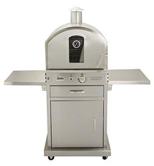 Summerset 'The Oven' Outdoor Freestanding Large Capacity Gas Oven with Pizza Stone, Smoker Box and Mobile Cart, 304 Stainless Steel Construction, Liquid Propane
