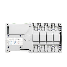 C/D Type 63A 100A 125A ATS Generator Dual Power Automatic Transfer Switch with Control Panel Circuit Breaker(125A D Type Cable)