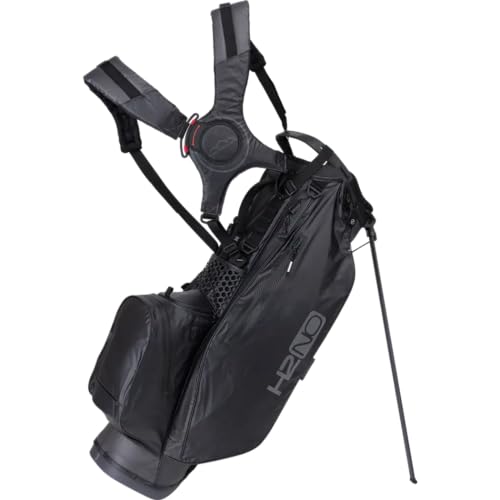 Sun Mountain H2NO 14-Way Stand Golf Bag Steel-Black