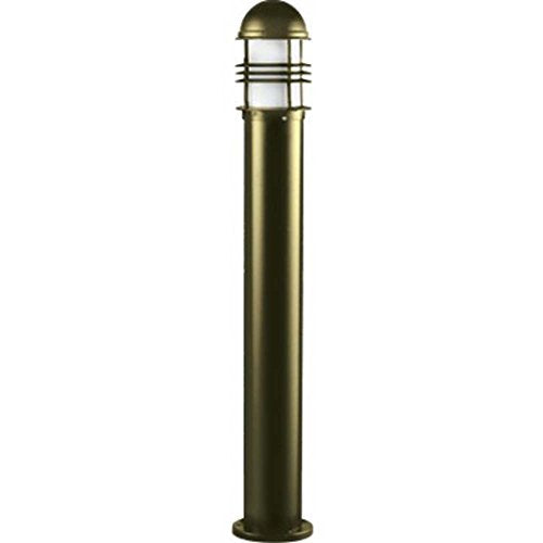 Dabmar Lighting D3227-BZ Powder Coated Cast Aluminum Bollard, Bronze