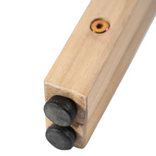 Merax Outdoor Acacia Wood & Wicker Loveseat, 2-Seater Patio Garden Sofa
