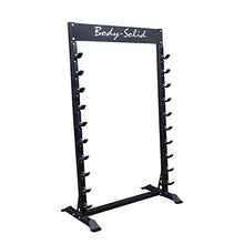 Body-Solid Horizontal Barbell Rack Black