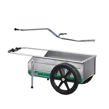 Tipke Manufacturing Company Foldit Do It All Aluminum Folding Cart, Green Stripe & 5800 Bicycle Hitch for Foldit Marine Utility Cart