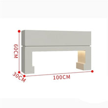 YUHUAWF Garden Bench Solar Luminous Splicable Planter Box Planting Trough Planter Box with Bench