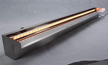 American Pond 36" Stainless Steel Waterfall Spillway Weir 6000 GPH Includes Color Controllable LED Light Strip