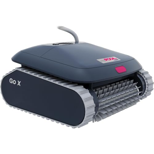 BWT myPOOL GO X Robotic Pool Vacuum, Lightweight Automatic Pool Vacuum Robot with Gen Core 7 Smart Navigation, Anti-Tangle Cable, Single Fine Filter, for Inground & Above Ground Pools Up to 49ft