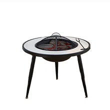 Backyard Patio Garden Fireplace Wood Burning Fire Pit BBQ Grill Firepit Bowl Outdoor Fire Pits Garden with Grill Grate 2 in 1 Fireplace for Bonfire for Camping