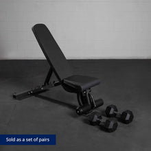 Titan Fitness Rubber Coated Hex Dumbbell Black