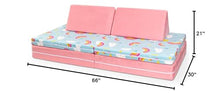 Jaxx Playscape Patterns Playset/Sofa Rainbows/Pink