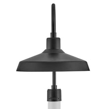 Hinkley Forge Large Outdoor Post Mount Lantern, Black Finish