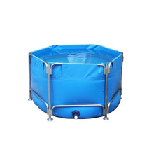 Canvas Pool Folding Plastic Swimming Pool Multi-Functional Water Storage Tank Fishery aquaculture Pool (Diameter 315inch-height 59inch)