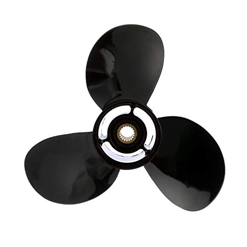 Quicksilver Black Diamond Bravo Two Propeller 18.8 dia x 17 pitch Left Hand