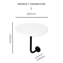 SYCARPET Premium Solid Wood Patio Bistro Table, Wall-Mounted Outdoor Patio Furniture for Cafe Dessert Shop Leisure Bar