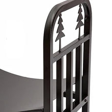 DJVHSRI Firewood Storage Rack Iron Black Christmas Tree Fireplace Tools Firewood Rack Fireplace Decoration Wood Firewood Rack Home,