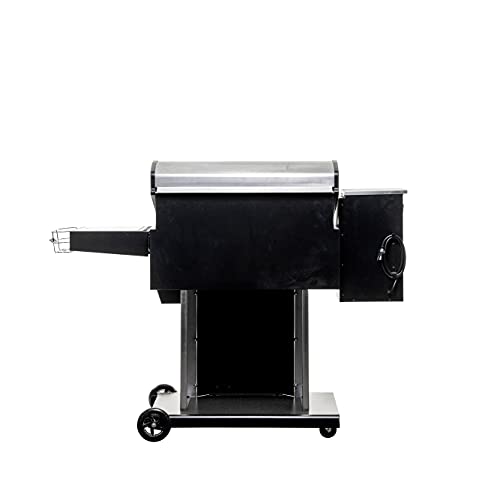 USSC Grills USG730SS Stainless Steel Wood Pellet Grill Black