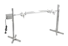 Heavy Duty Spit Roaster Rotisserie Kit, Stainless Steel BBQ Roaster Frame with Adjustable Height, Suitable for Outdoor Fire Pits, Campfires, and Backyards，45W / 3-Gear
