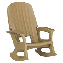 Semco Rockaway Heavy Duty All Weather Rocking Chair, Taupe, 4 Pack