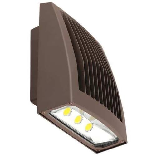 Hubbell Outdoor Lighting SG2-80-4K-PCU SG Sling Series Slender wallpack/floodlight, 80W, 120-277V, 4000K, Bronze, 80W/120-277V/4000K