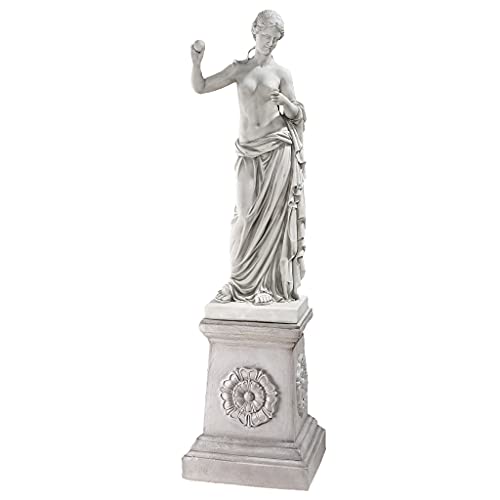 Design Toscano Venus of Arles Greek Woman Indoor/Outdoor Statue Figurine, Grande Size, 38 inches tall, Cast Stone Resin, Antique Stone Finish