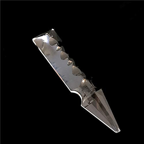 Fine Crystal Lighting Accessories Rockets Head Shape Crystal Prisms Glass Trimming Pendant - (Color: 100mm 400pcs)