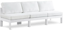 Meridian Furniture 375White-S90B Nizuc Collection Modern | Contemporary Outdoor Patio Modular Sofa